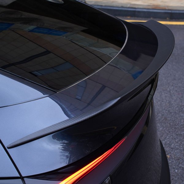 Model YL-Style Dry Carbon Fiber Rear Spoiler Wing with Tape-On Install for Tesla Model Y Juniper / Model YL