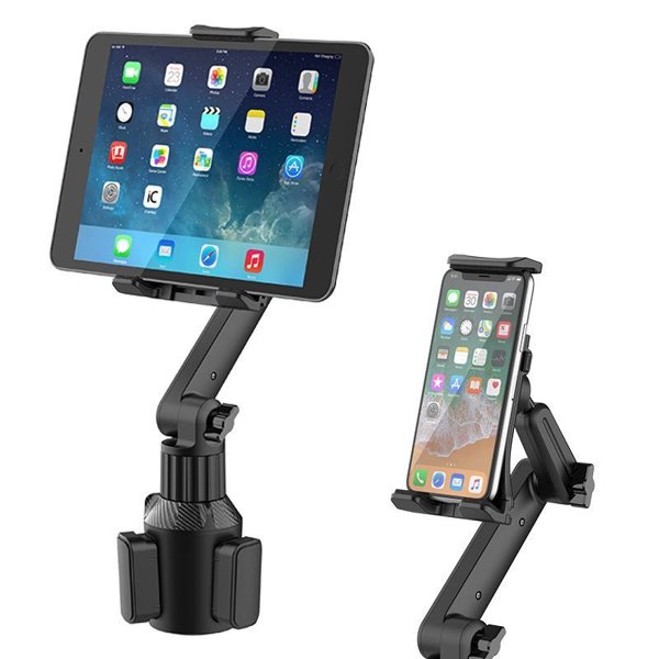 2-in-1 Cup Holder Phone Mount for Tesla Model 3 / Y / S / X
