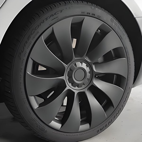 19-Inch 4-Piece ABS Sport Wheel Covers with 10-Spoke P Edition Design for Tesla Model 3