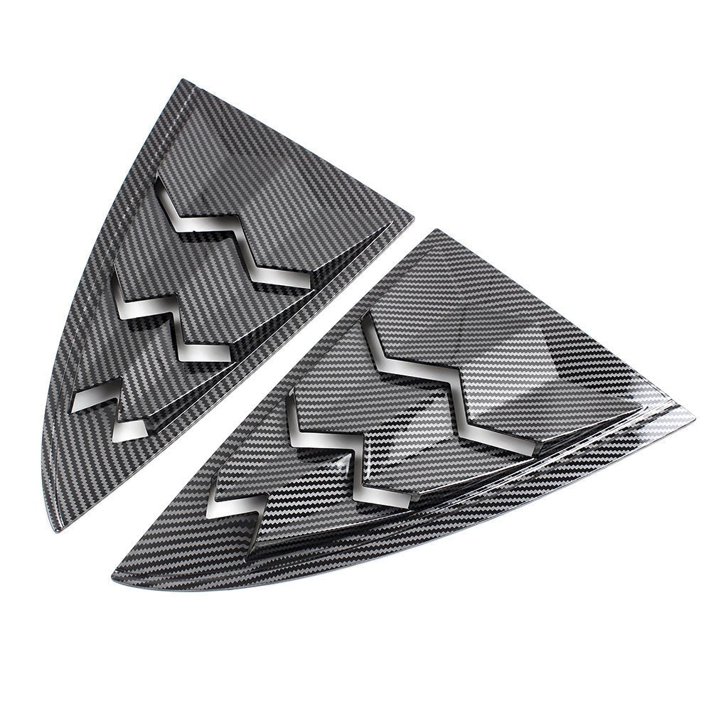 Carbon-Look or Black Finish - TESVX Rear Side Window Louvers Trim