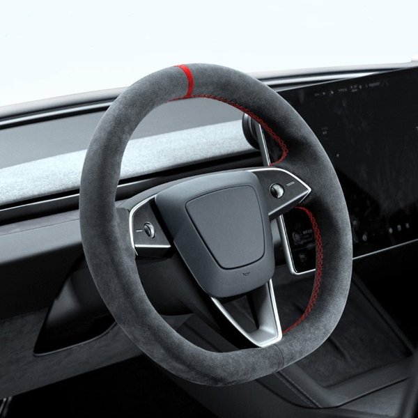 Slip-On Steering Wheel Cover with 3 Style Options for Tesla Model 3 Highland / Model Y Juniper