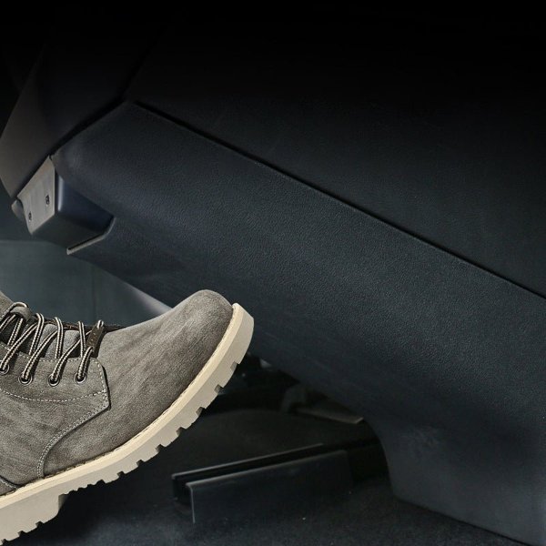 Rear Anti-Kick Seat Back Panels with Black or Carbon-Look Finish for Tesla Model 3 Highland / Model Y Juniper