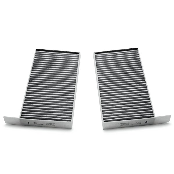 2-Pack HEPA-Grade Upper & Lower Cabin Air Filters with Activated Carbon for Tesla Model 3 / Model Y