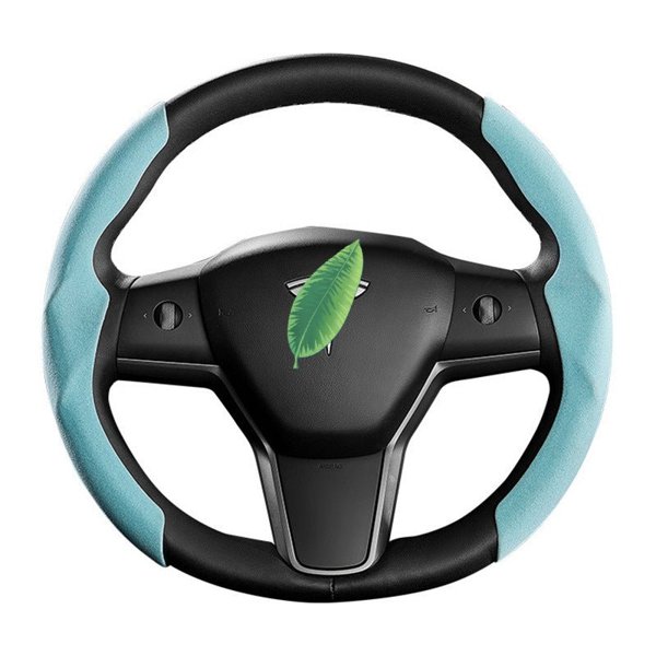 Ultra-Thin Steering Wheel Cover in 5 Colors for Tesla Model 3 / Model Y / YL