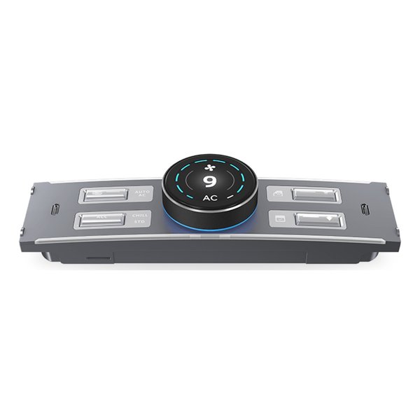 1.46-Inch LCD Rotary Control Dock with Rotary Knob & 4 Shortcut Keys for Tesla Model 3 / Model Y
