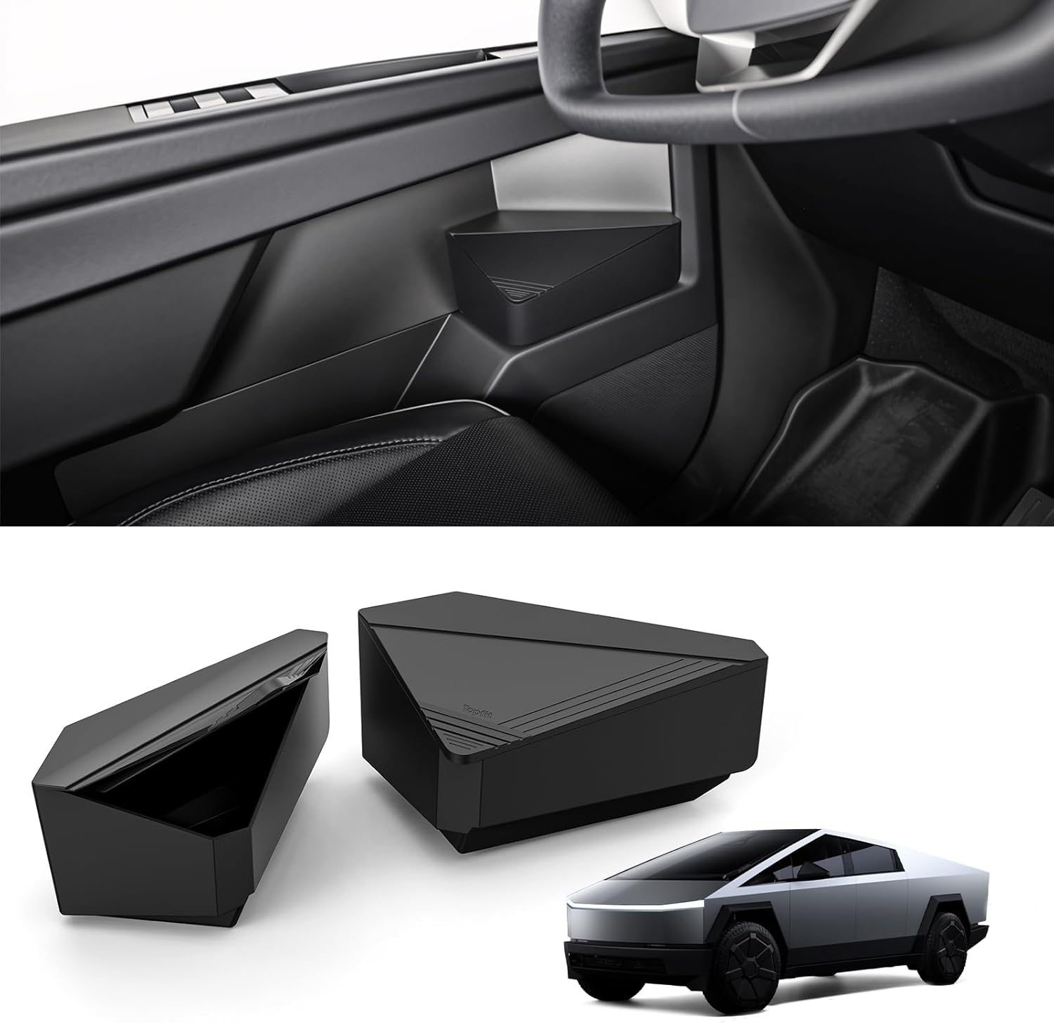 Angled Pocket Shape - TESVX Door Slot Organizer