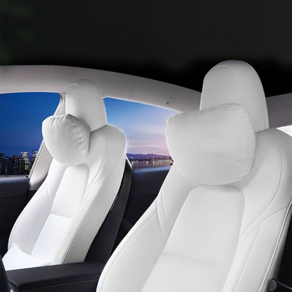 Velvet Neck Pillow with Adjustable Position for Tesla Model 3 / Y / S / X