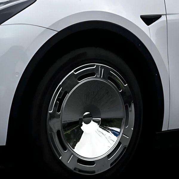 4-Piece 18-Inch / 19-Inch ABS Wheel Covers for Tesla Model 3 Aero / Model Y Gemini Wheels