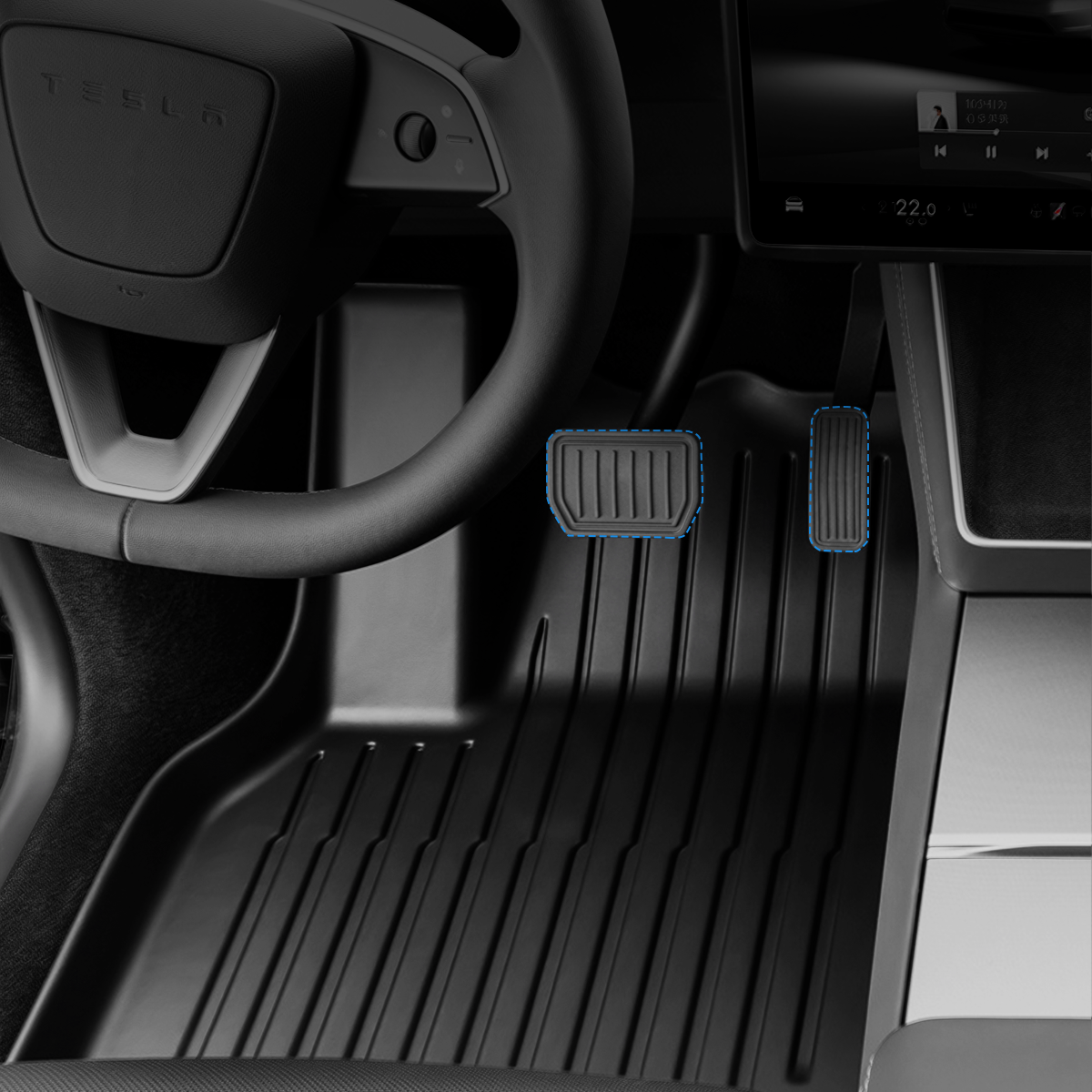 Match the Driver Footwell - TESVX Floor Mats