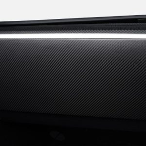 Real Dry Carbon Fiber Glove Box Cover Overlay with Matte Finish for Tesla Model 3 / Model Y (LHD)