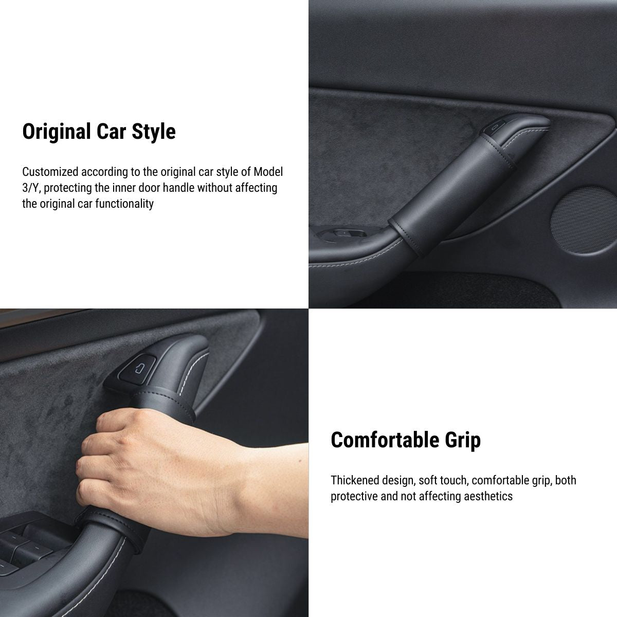 Direct and Stable Installation - TESVX Inner Door Handle Cover