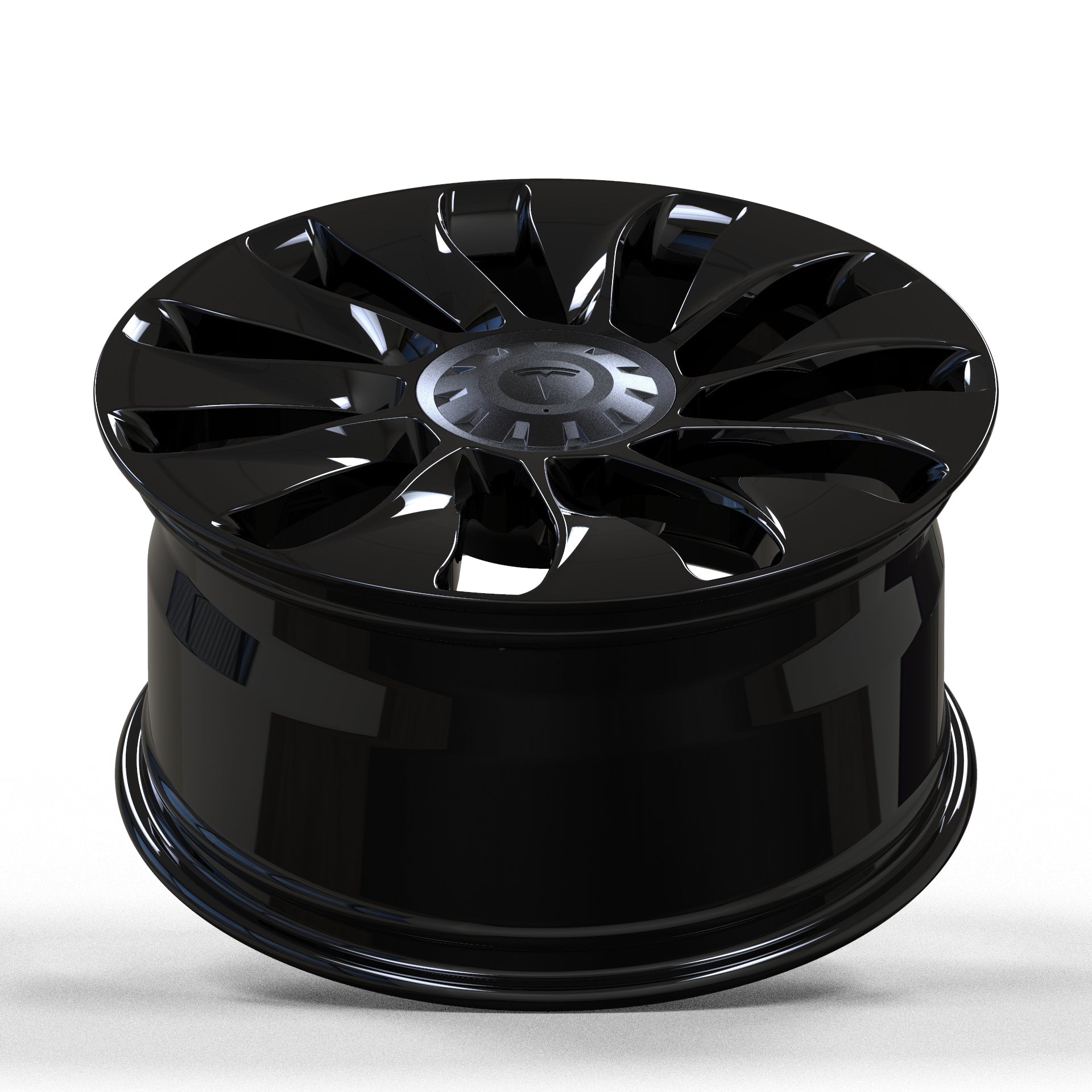 Directional Turbine-Style Spokes - TESVX Forged Wheels
