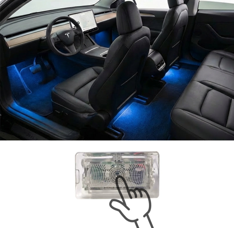 One Touch, All In Sync - TESVX RGB Footwell Lights