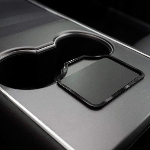 Gloss Black Acrylic Center Console Key Card Holder for Tesla Model 3 (2017–2023) / Model Y (2020–2025)
