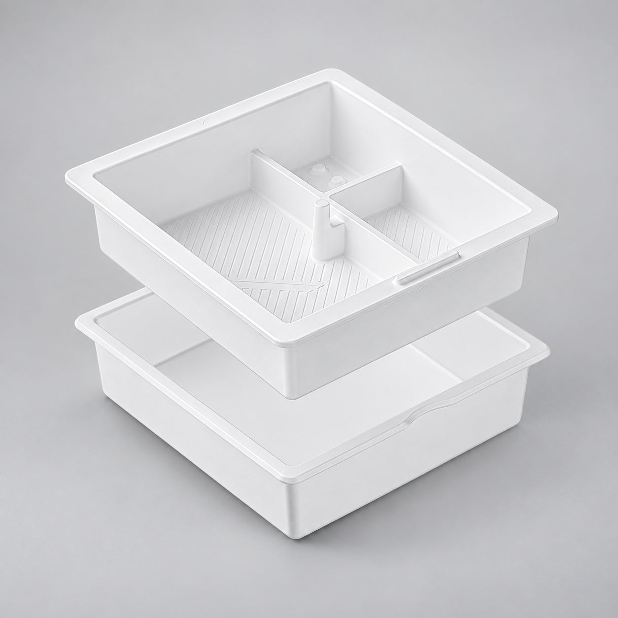Two Parts Form One Set - TESVX Double-Layer Console Organizer