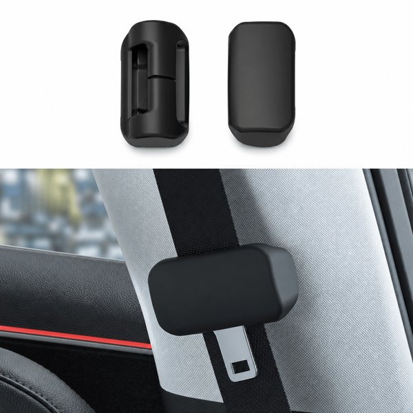 Silicone Seat Belt Buckle Cover Set with 2-Piece & 5-Piece Options for Tesla Model Y Juniper / Model 3 Highland