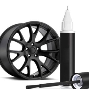 Wheel Paint Refinish Pen with Satin Black, Graphite & Silver Shades for Tesla Model 3 / Y / S / X