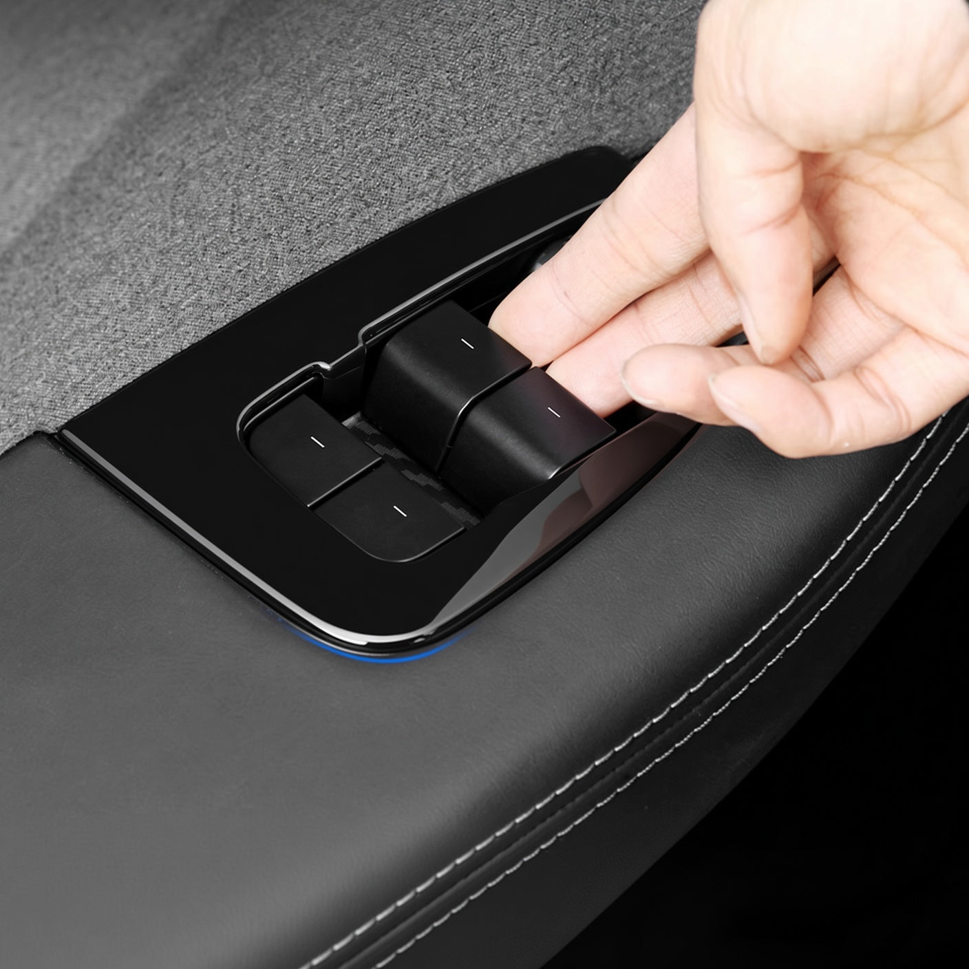 Adhesive Trim Pieces - TESVX Door Lock Switch Cover Trim