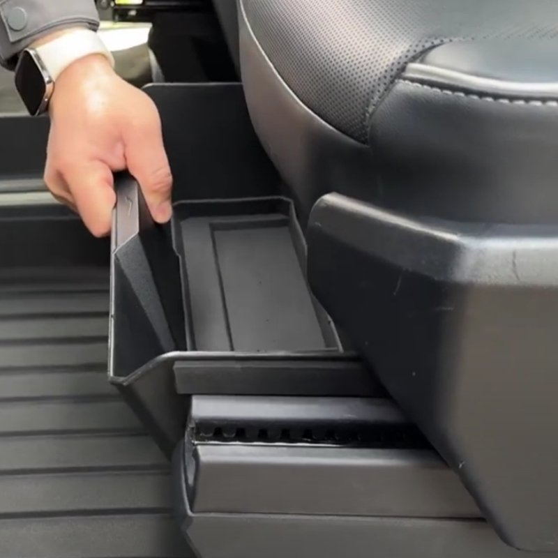 Open Storage Beneath the Seat - TESVX Under-Seat Storage Box