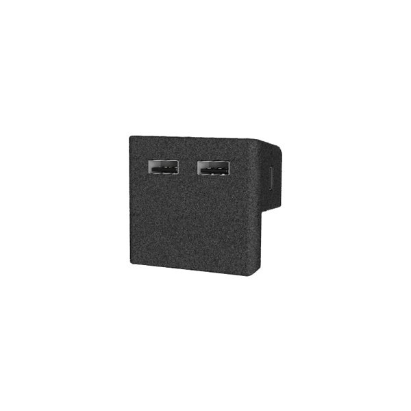 4-Port Flocked Glove Box USB Hub with 3 USB-A & 1 USB-C for Tesla Model 3 Highland / Model Y Juniper