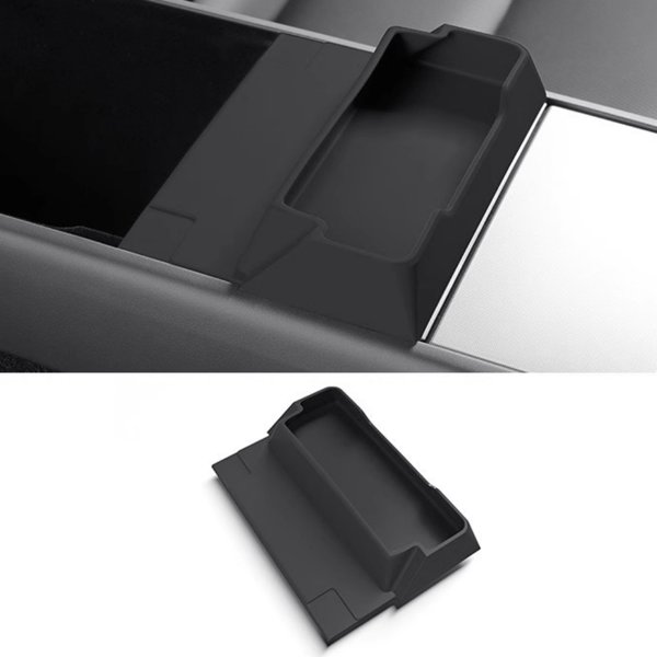 Center Console Glasses Tray with Drop-In Fit for Tesla Model 3 Highland / Model Y Juniper