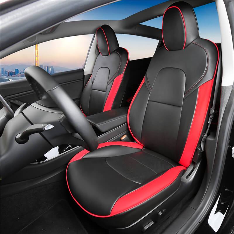 Black and Red Two-Tone Style