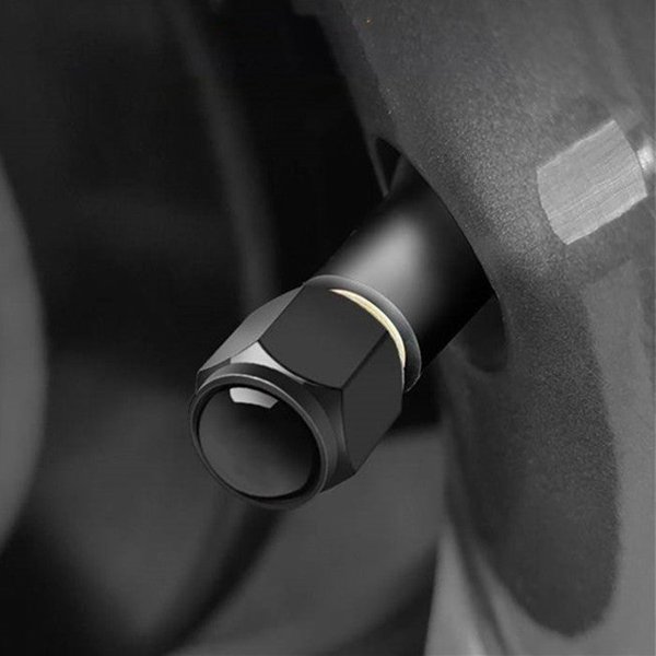 Tire Valve Caps with O-Ring Seal for Tesla Model 3 / Y / S / X