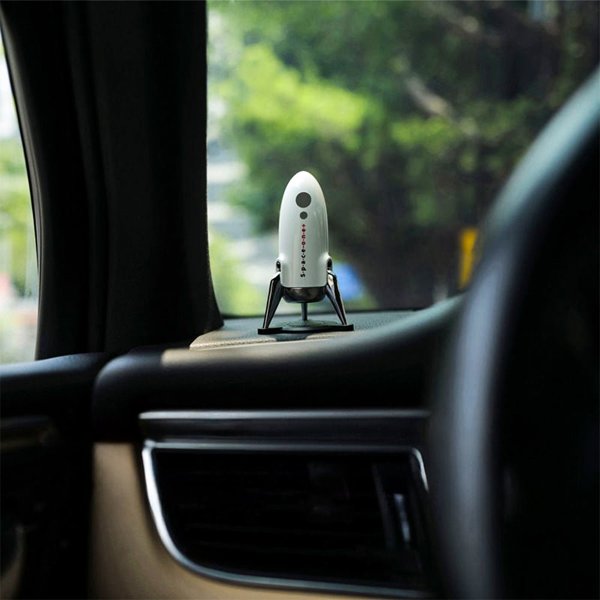 Space One Rocket Perfume Diffuser with Zinc Alloy Body for Tesla Model 3 / Y / S / X