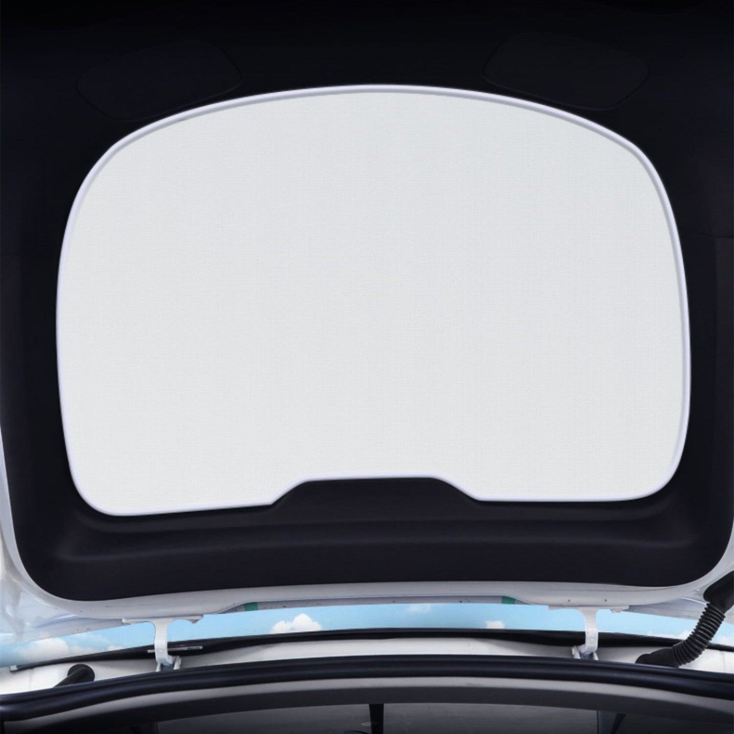 Beige Rear-Glass Shade - TESVX Rear Liftgate Sunshade