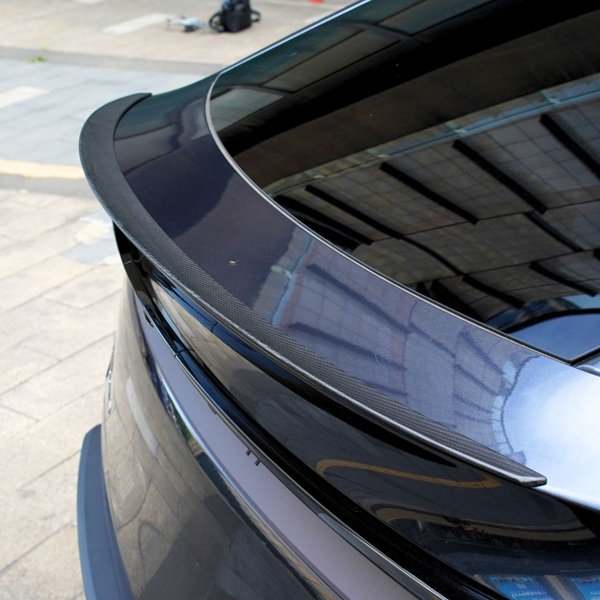 Dry Carbon Fiber Rear Trunk Spoiler with 3K Woven & Forged Options for Tesla Model Y Juniper