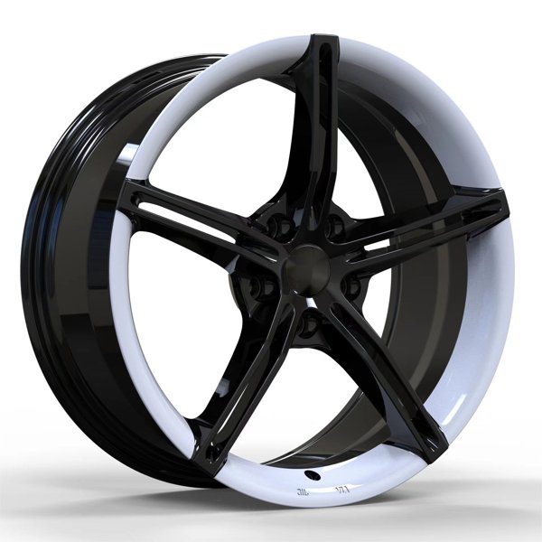 Dual-Aura 18–21-Inch Forged 6061-T6 Wheel Set of 4 with Two-Tone Finish for Tesla Model 3 / Y / S