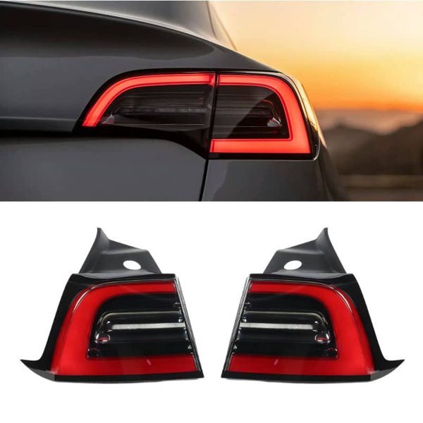 Turn Brake Lamp & Inner Tail Light with Left, Right or Pair Options for Tesla Model 3 (2017–2020)