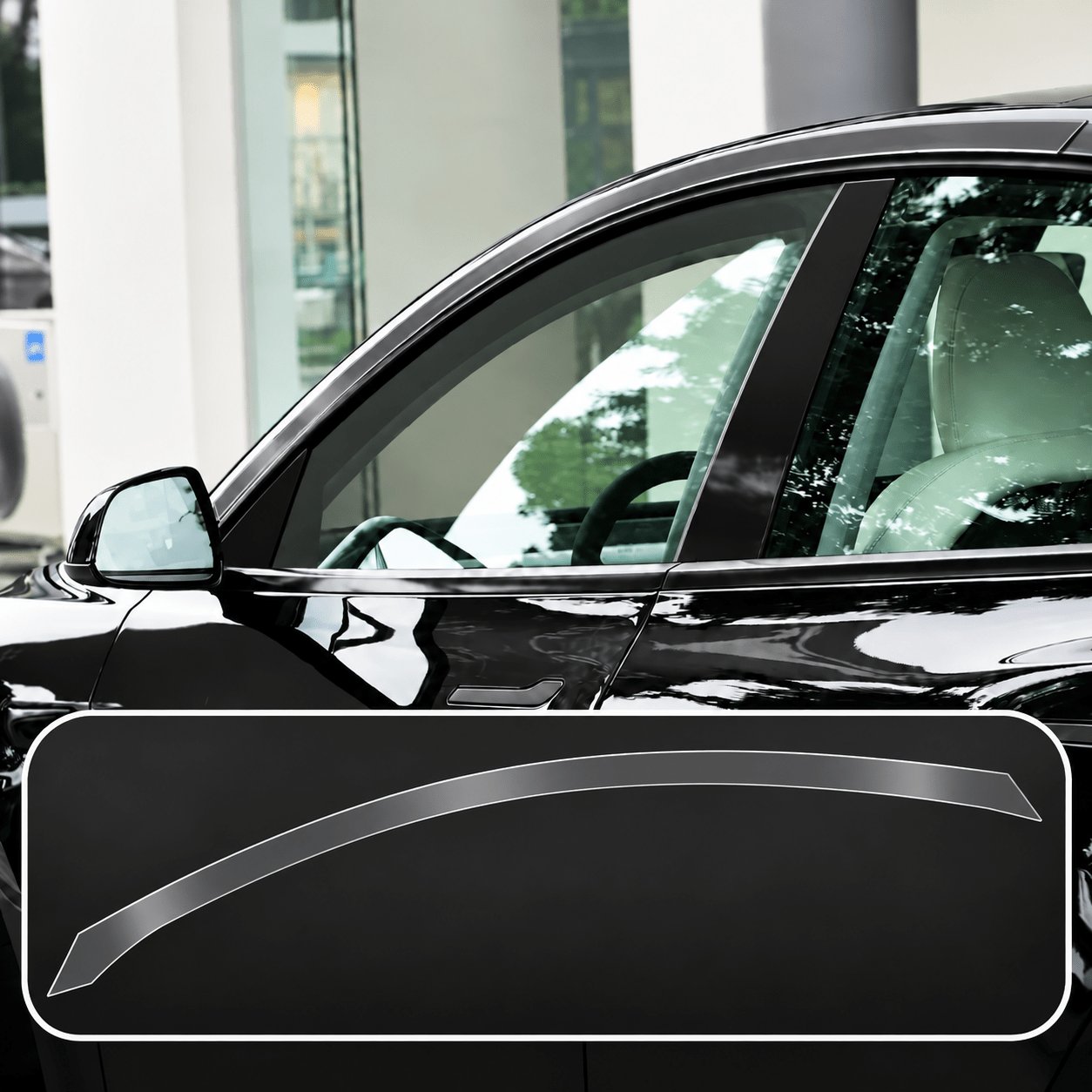 Full-Length A-Pillar Option - TESVX Pillar Protection Film