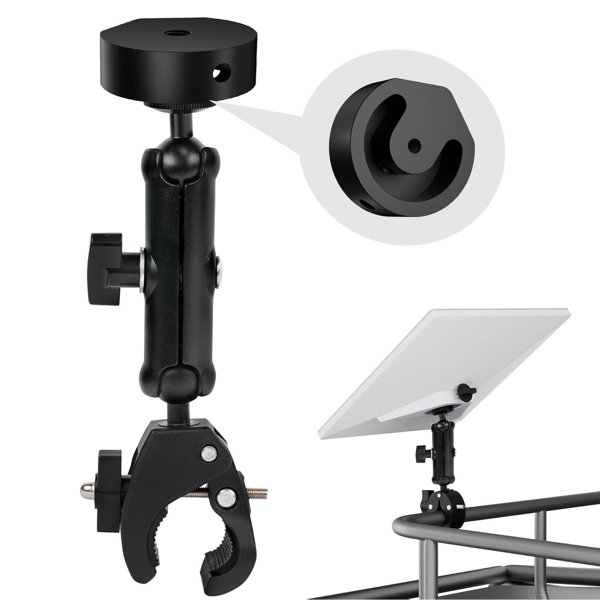 Aluminum RV Clamp Mount with Tool-Free Clamp for Starlink Mini