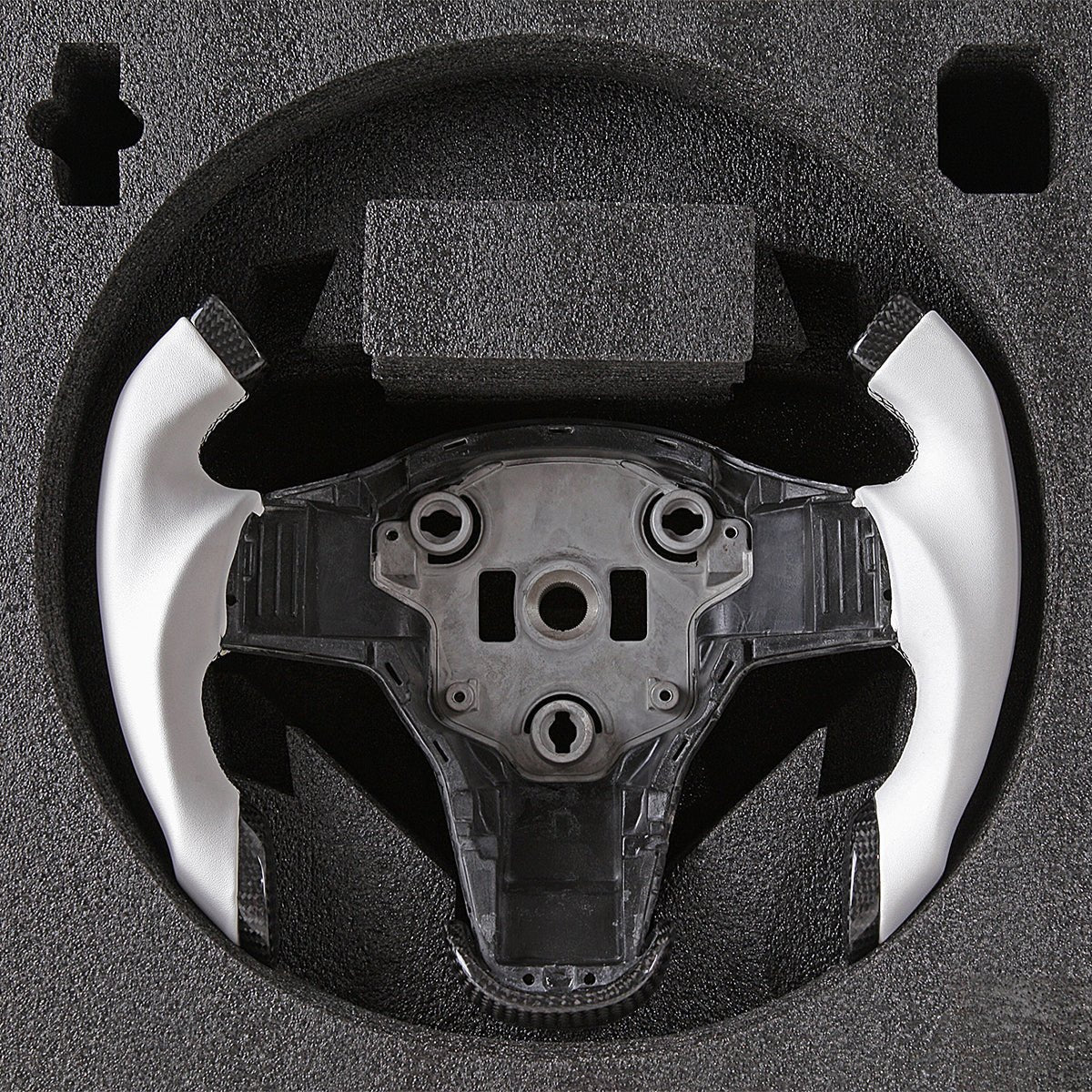 Original Airbag Module Required - TESVX Open-Top Steering Wheel