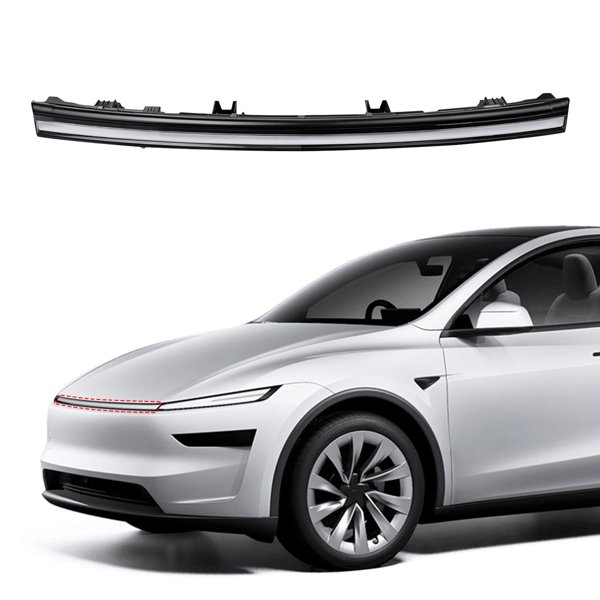 Front Center LED Light Bar Replacement with Factory Harness Connector for Tesla Model Y Juniper (PN 2038294)