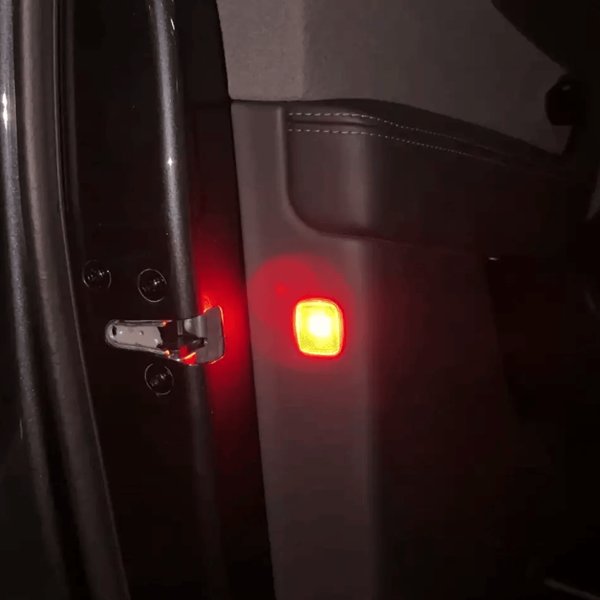 LED Door Warning Light with ABS Housing & PC Lens for Tesla Model 3 / Model Y