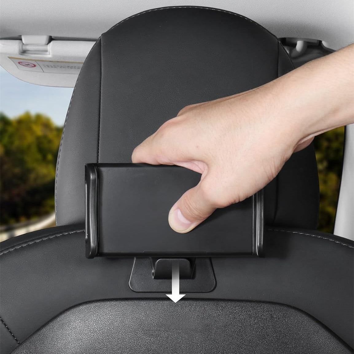 Quick Snap-In Installation - TESVX Rear Seat Tablet and Phone Mount