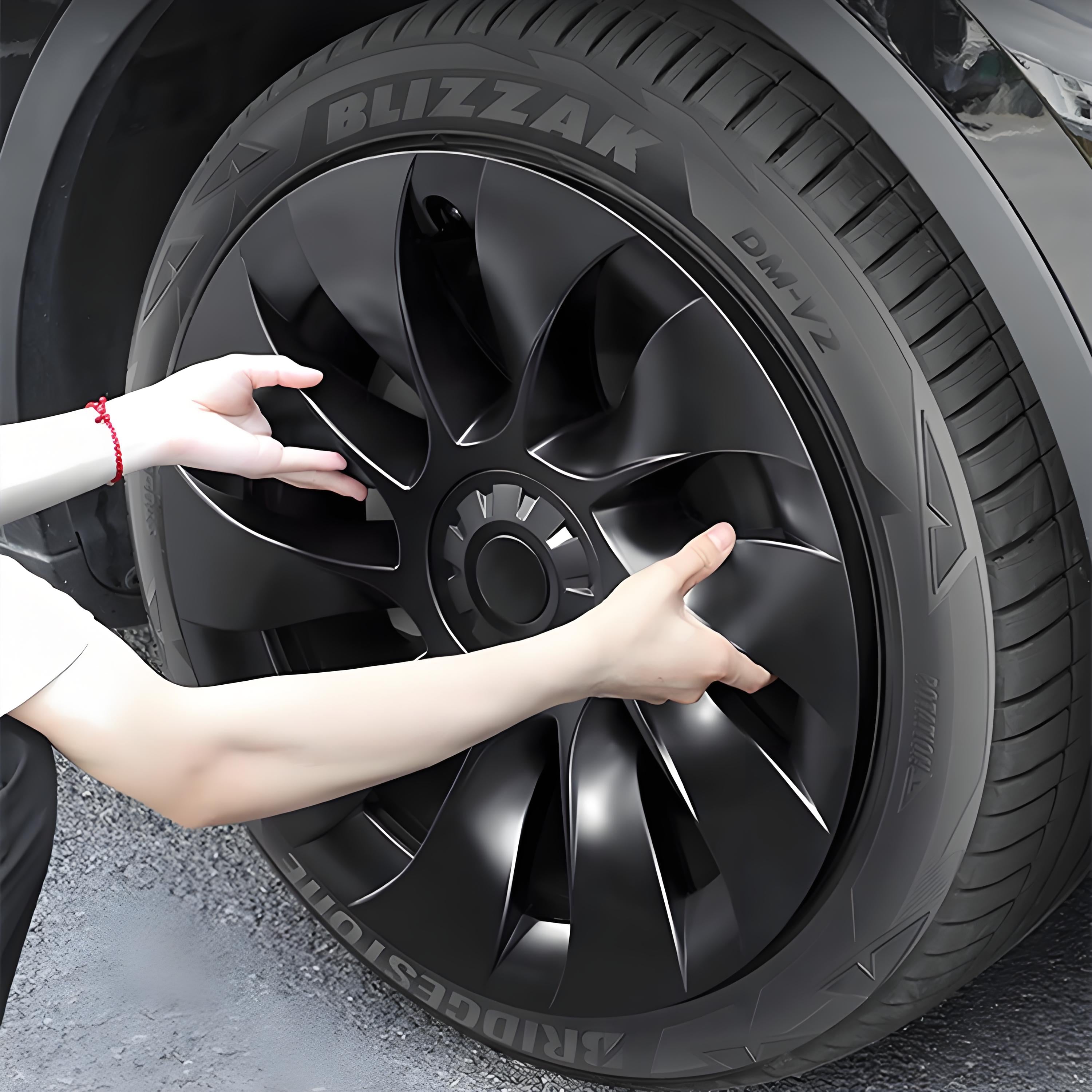 Quick Snap-On Installation - TESVX Wheel Covers