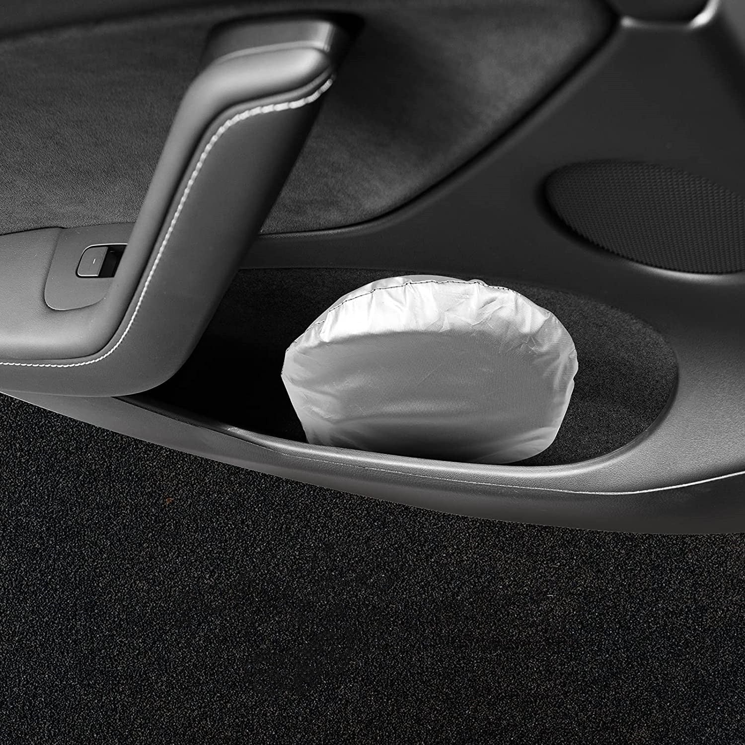 Folds Away Neatly - TESVX Windshield Sunshade
