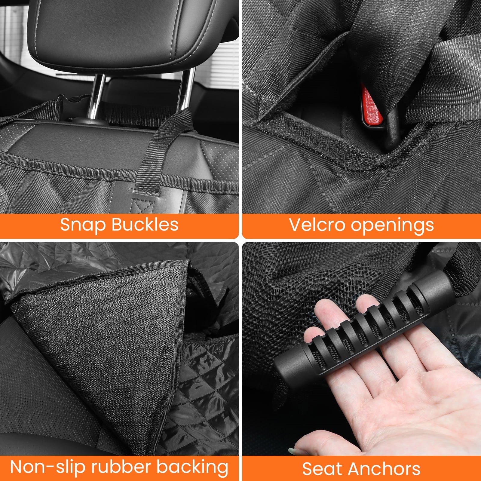 Adjustable Anchors - TESVX Dog Seat Cover Hammock