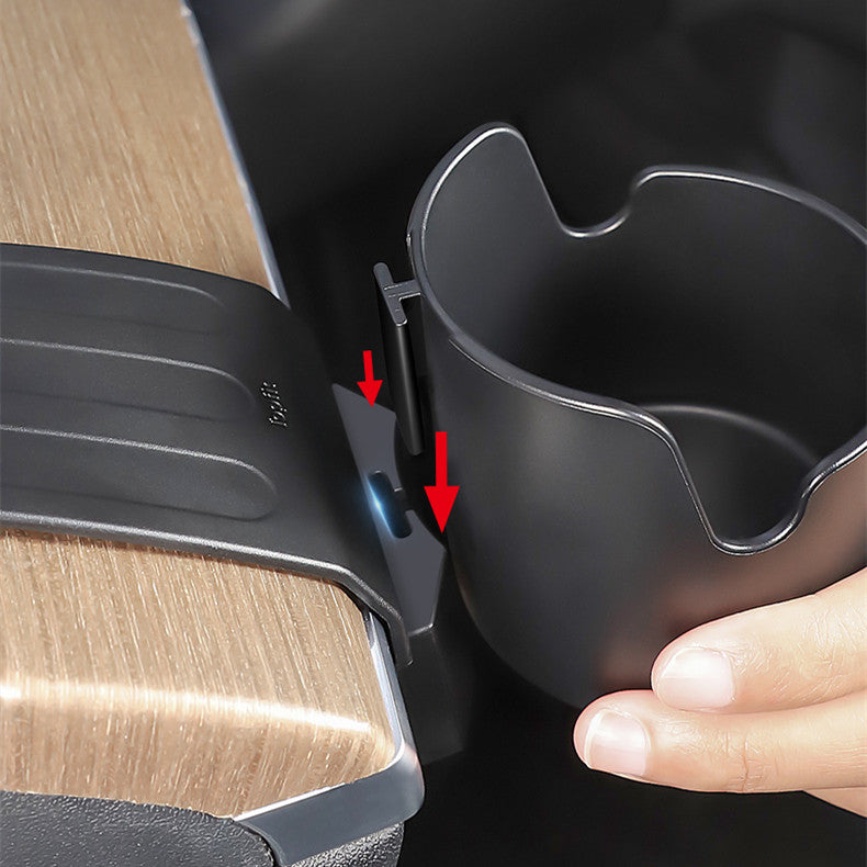 Snap In, Remove and Clean - TESVX Dashboard cup holder