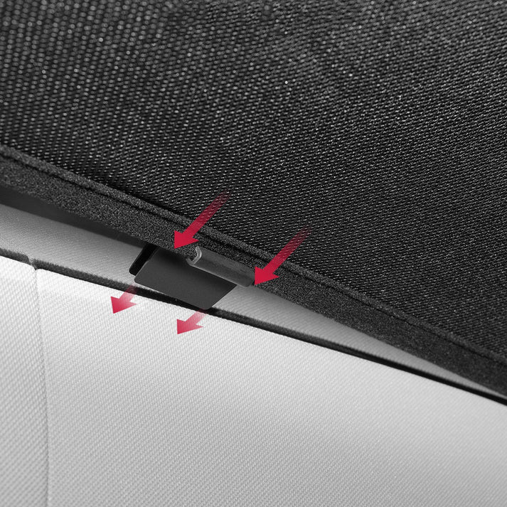 Removable Clip Mounting - TESVX Panoramic Roof Sunshade