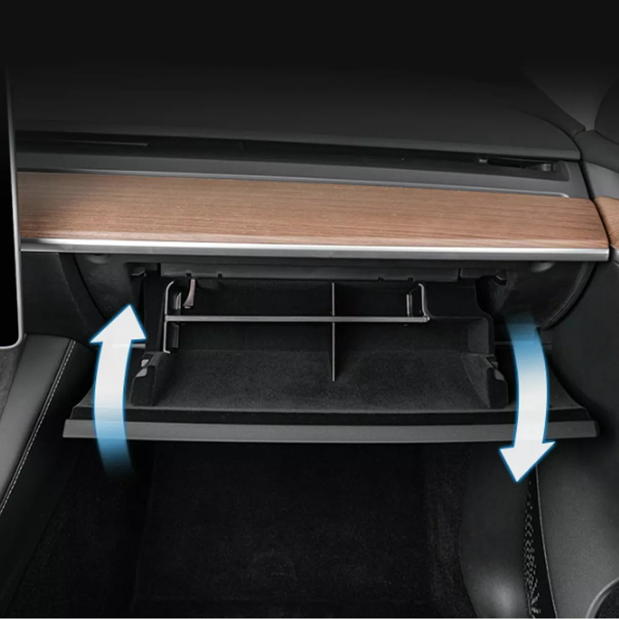Check Opening and Closing - TESVX Glove Box Organizer