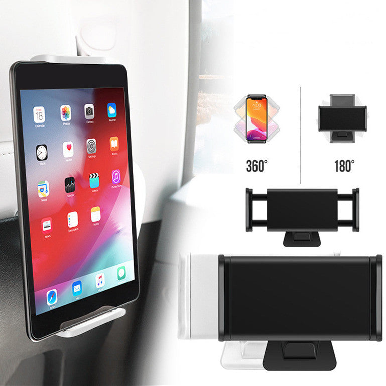 360° Rotation for Comfortable Viewing - TESVX Rear Seat Tablet and Phone Mount